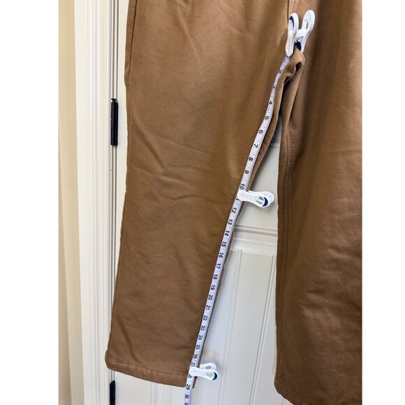 CAT Caterpillar Size 38 x 30 Men's Brown Fleece-Lined Canvas Work Pants - Picture 9 of 12